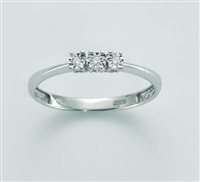 Anello Miluna Donna in Oro bianco Diamante LID3311